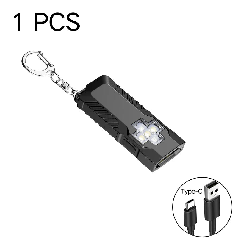 Portable EDC Keychain Flashlight