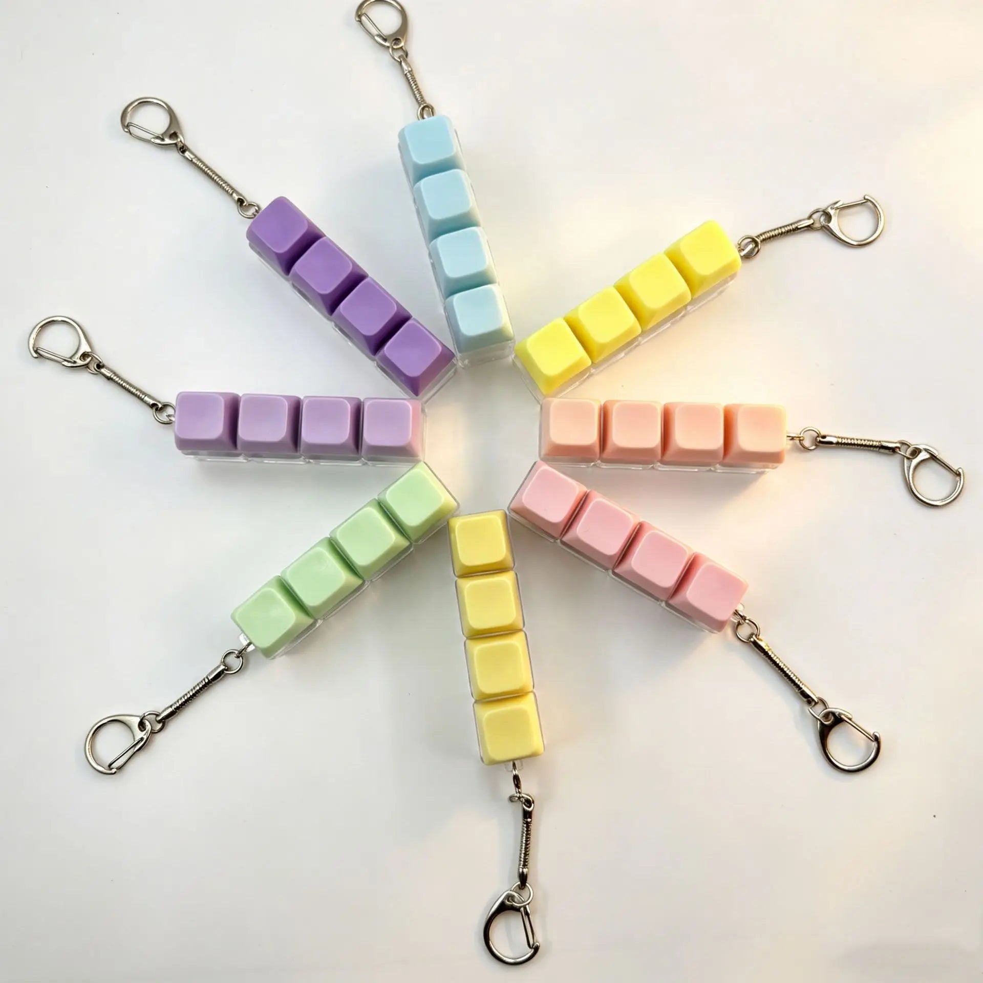 Macaron Clicky Keyboard Fidget Charm