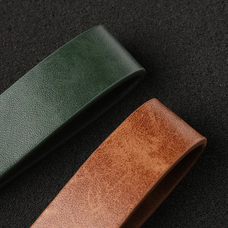 Genuine Leather Car Keychain