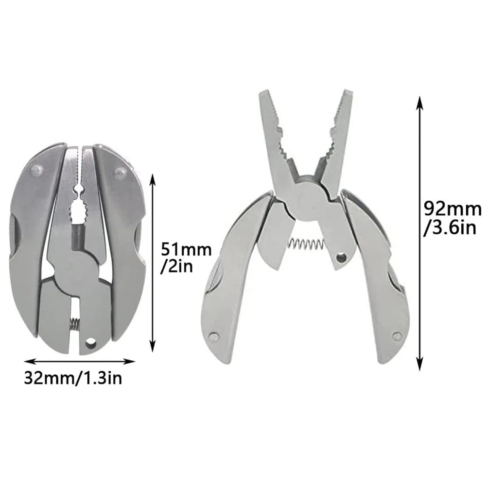 Multi-Tool Pliers Keychain