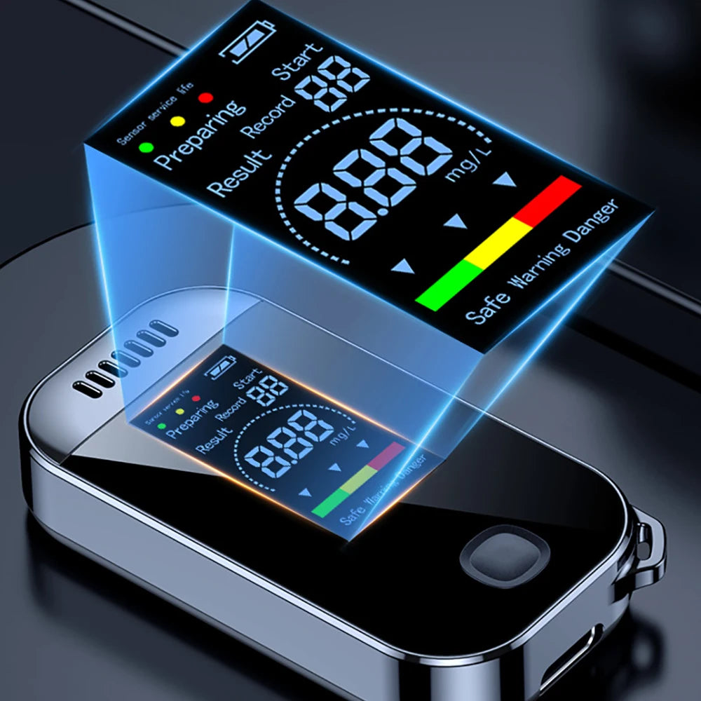 Digital Breathalyzer Keychain