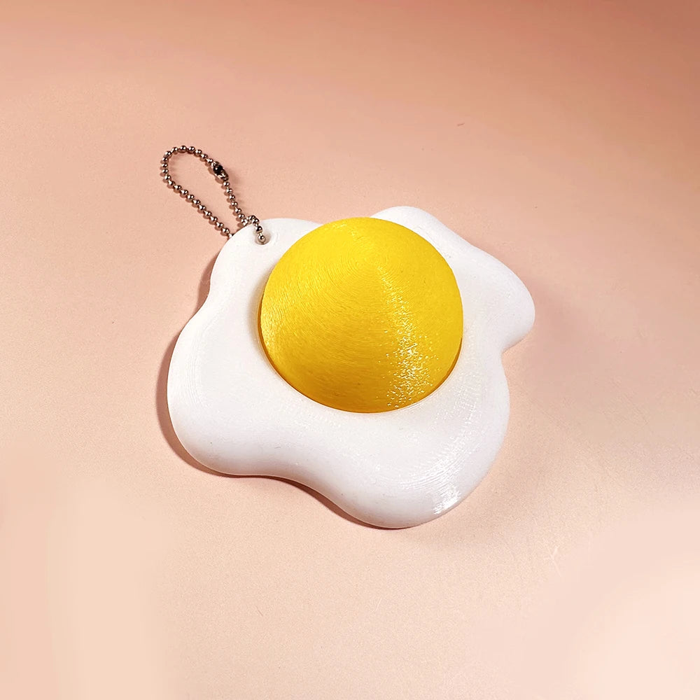 Squishy Food Fidget Clicker Charm