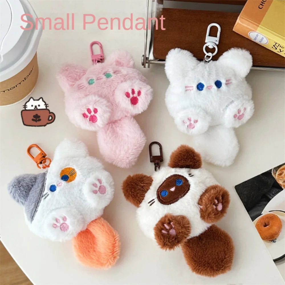 Plush Cat Pendant Keychain