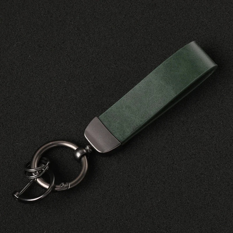 Genuine Leather Car Keychain