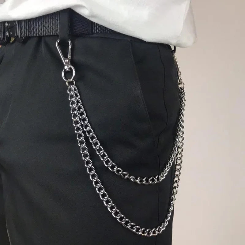 Punk Layered Wallet Chain