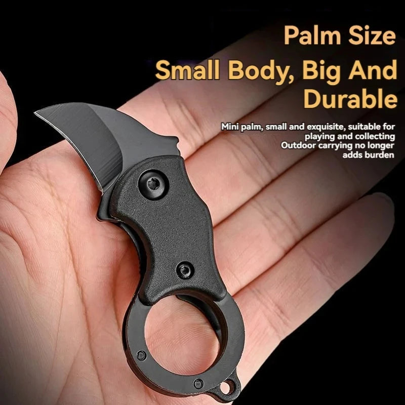 Stainless Steel EDC Knife Keychain