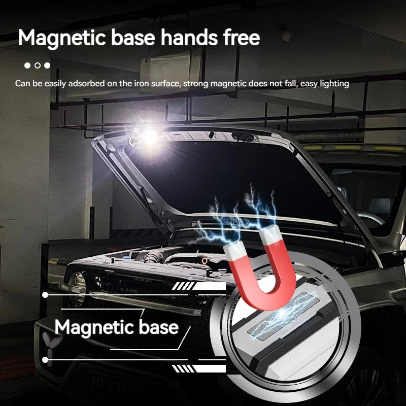 Portable Dual-Light Keychain Torch