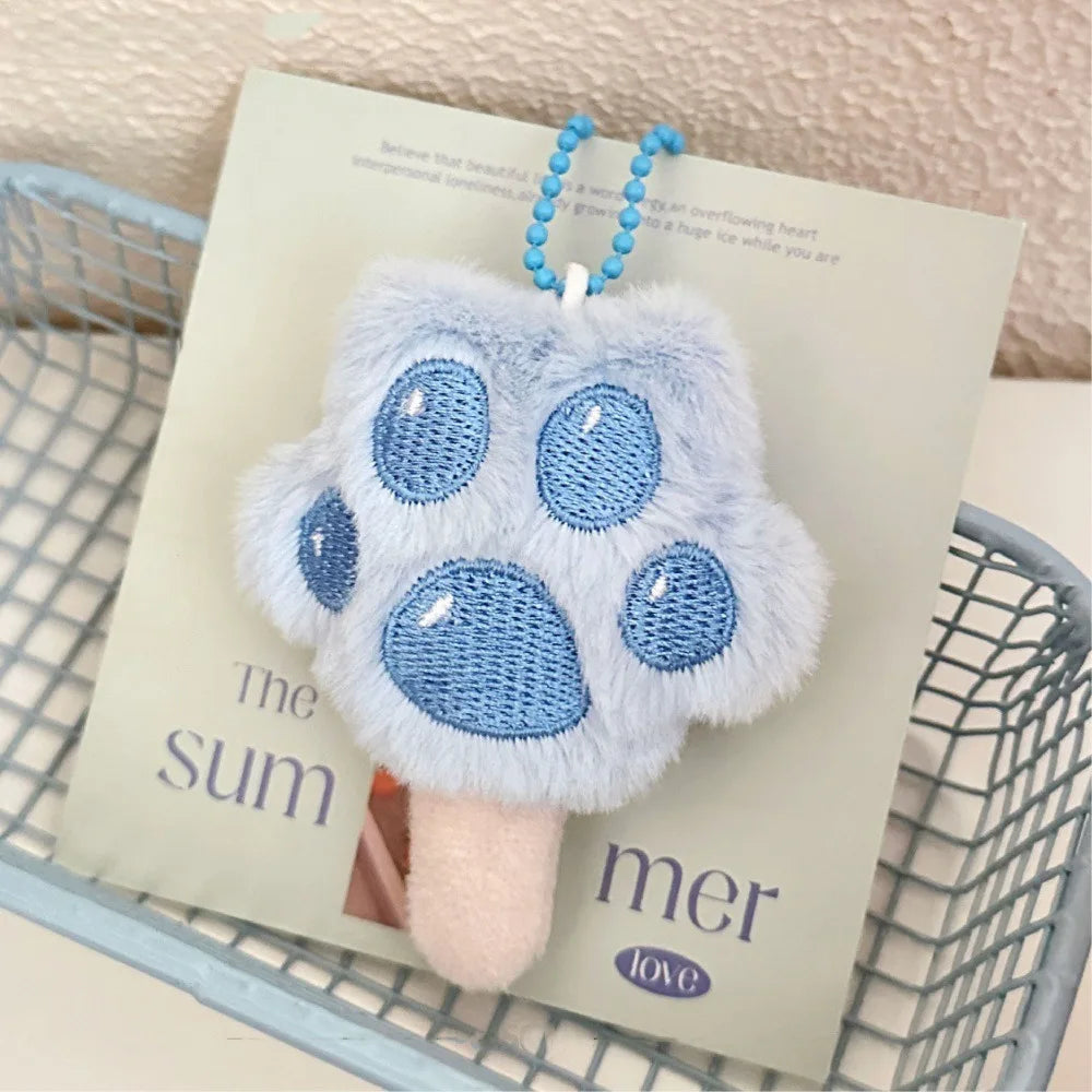 Cat Paw Popsicle Keychain
