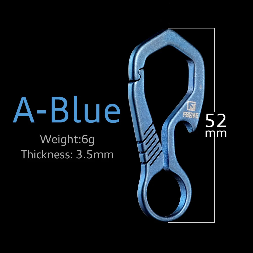 Titanium EDC Keychain Carabiner