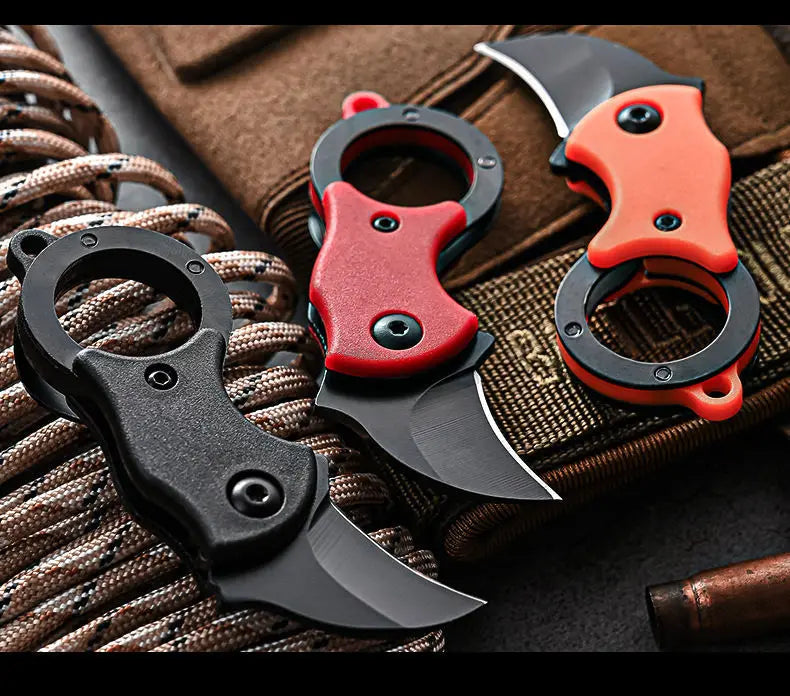 Stainless Steel EDC Knife Keychain