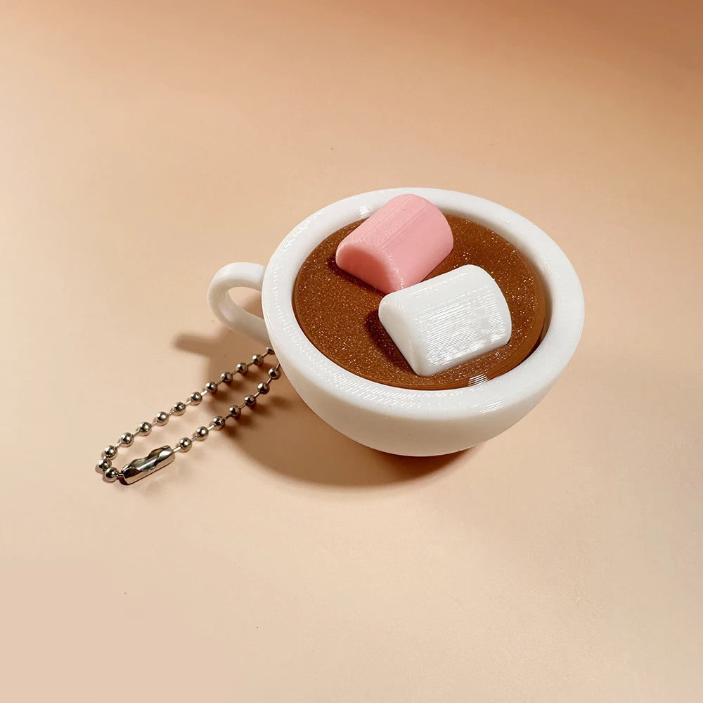 Squishy Food Fidget Clicker Charm