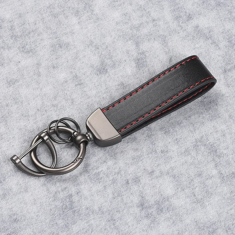 Genuine Leather Car Keychain
