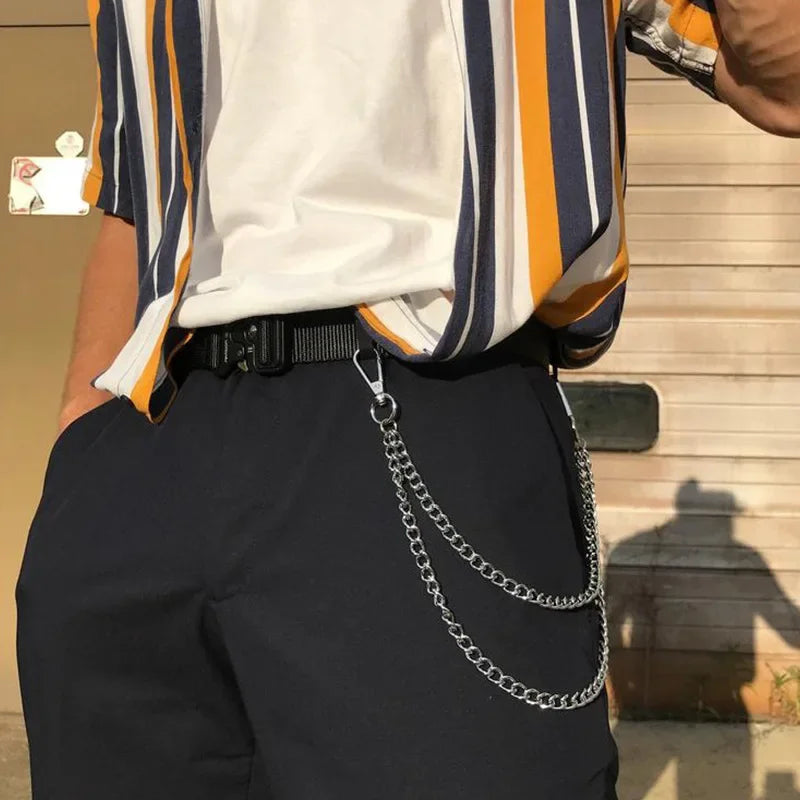 Punk Layered Wallet Chain
