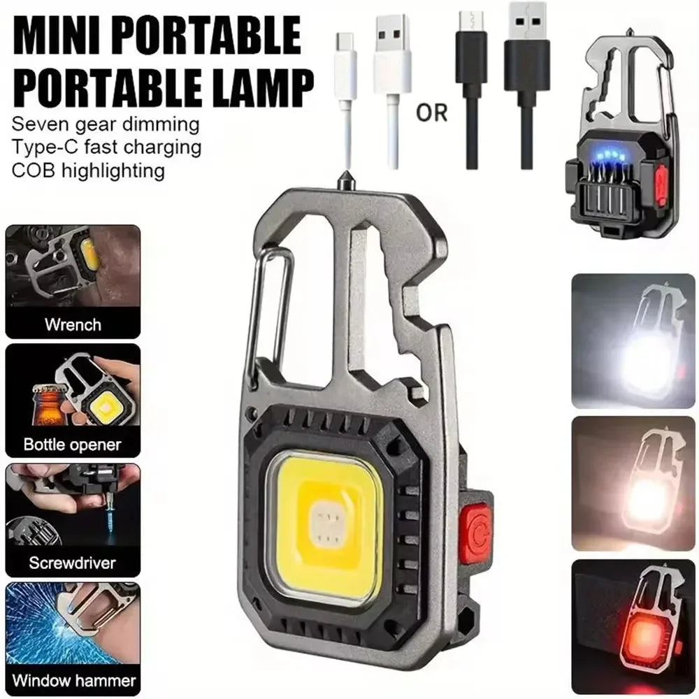 Mini EDC Work Light & Safety Tool