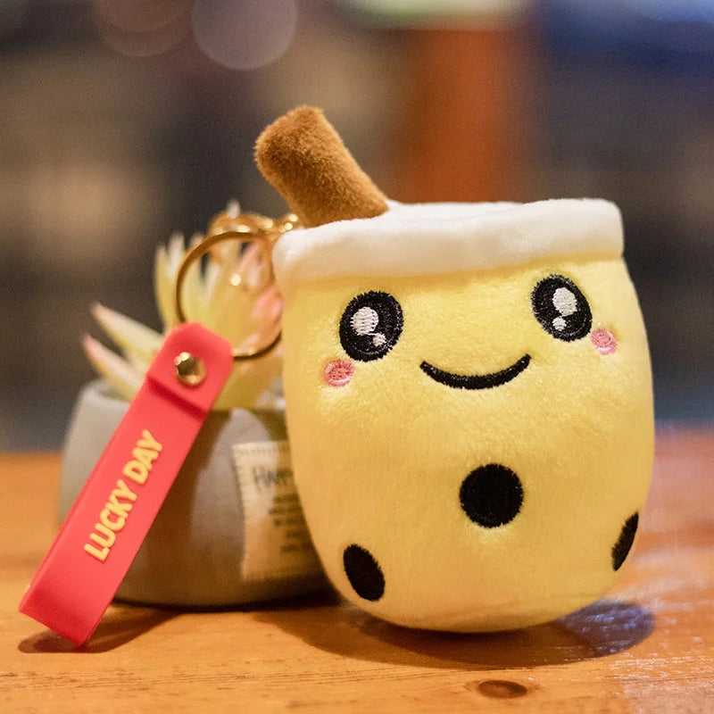 Boba Milk Tea Plush Charm