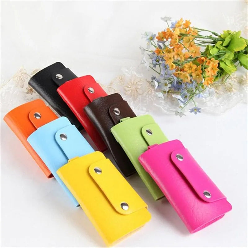 Leather Key Pouch Wallet