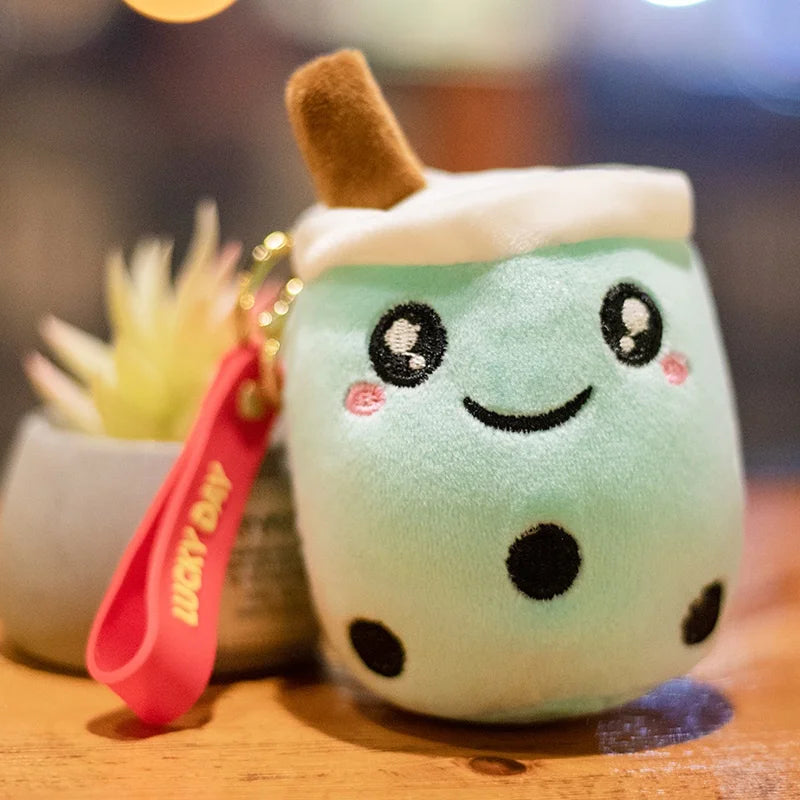 Boba Milk Tea Plush Charm