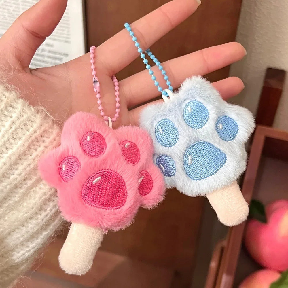 Cat Paw Popsicle Keychain